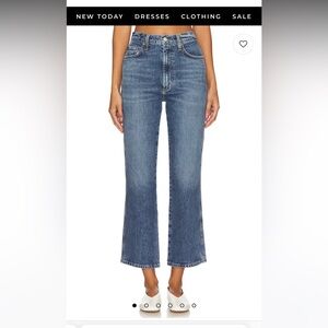 Agolde pinch waist kick flare in color sphere